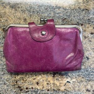 Purple hobo wallet